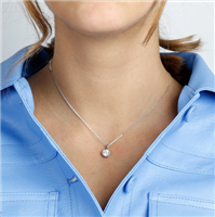 Collana Bianca Milano Donna C'era una volta in Argento Zircone WSBC00041W - WSBC00041W